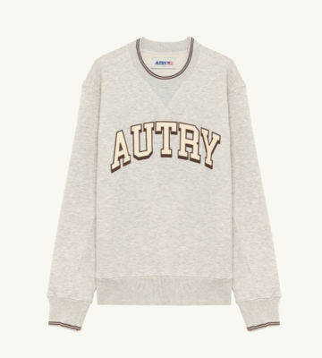 Sudadera Autry logo central gris
